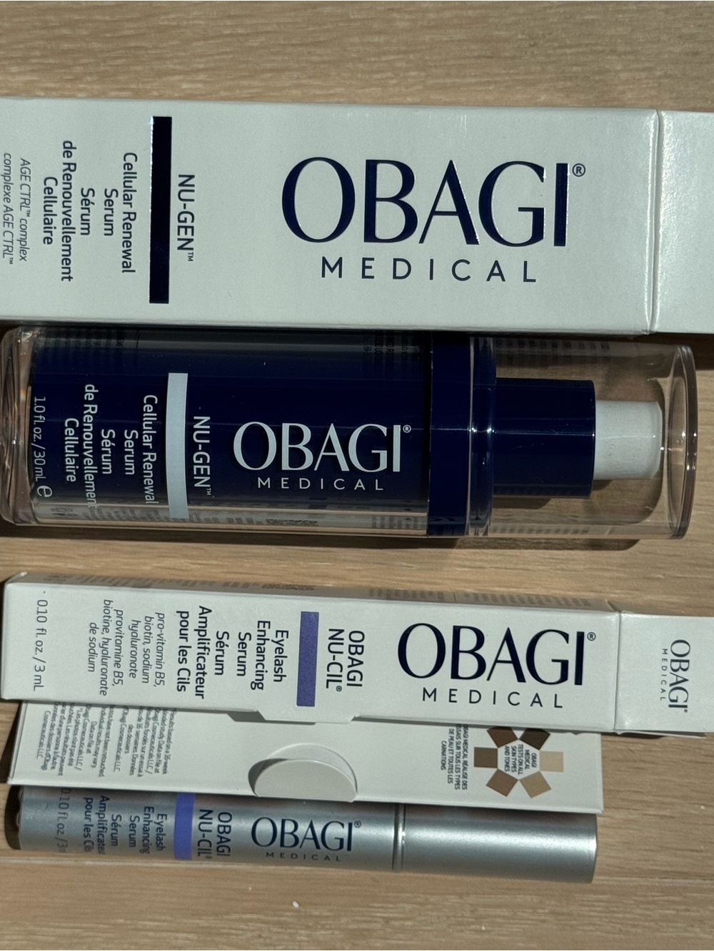 Nu-Gen Cellular Renewal Serum and Eyelash serum